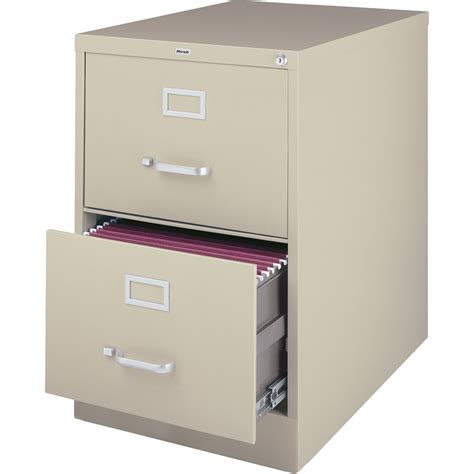 commclad 25 Deep 2 Drawer Legal File cabinet in gray